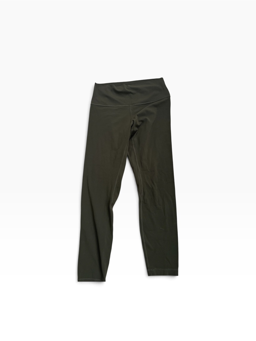 Lululemon Align High Rise Pant 25” Leggings Olive Green Brown Size 8